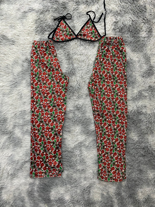 Mickey Christmas Matching Plush PJs