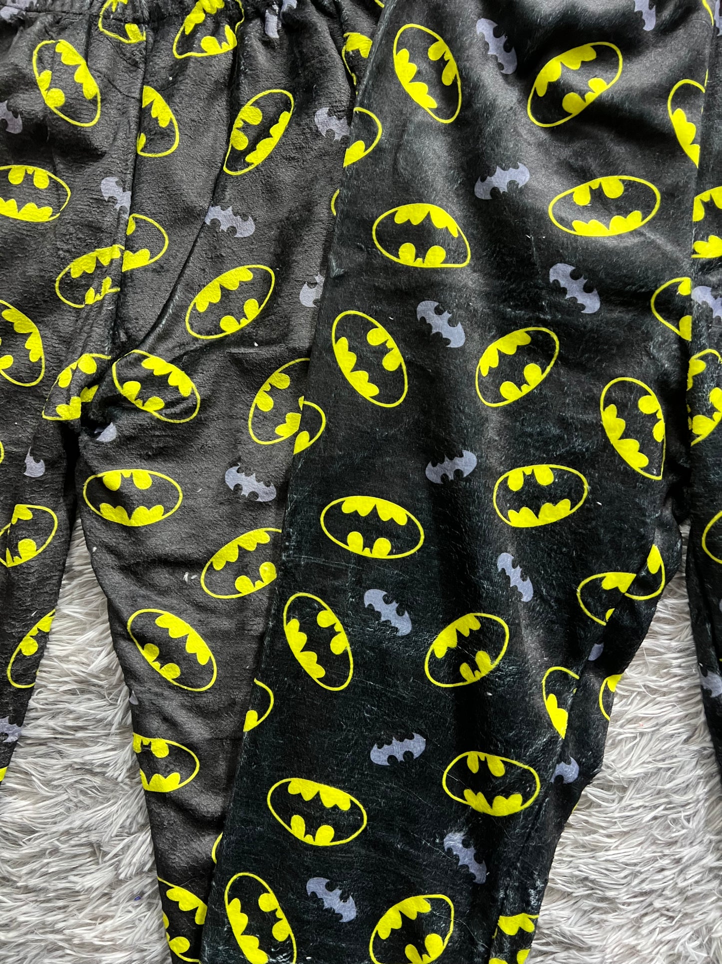 Batman black and grey Plush Pajama Set