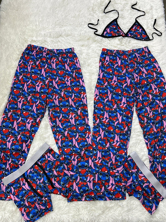 Stitch Hearts 5 Piece PJ - Fundies