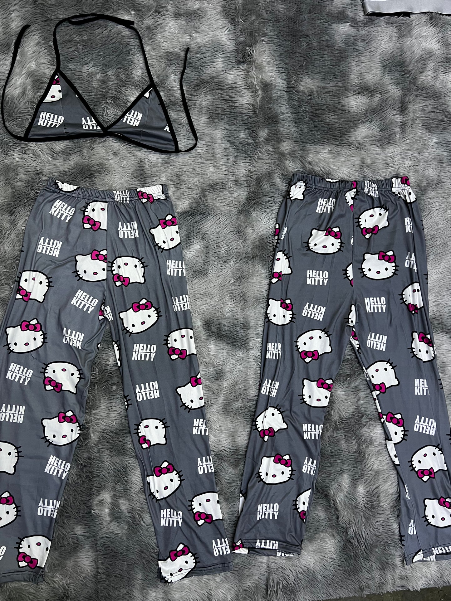 Gray Kitty 5 pcs pajama duo