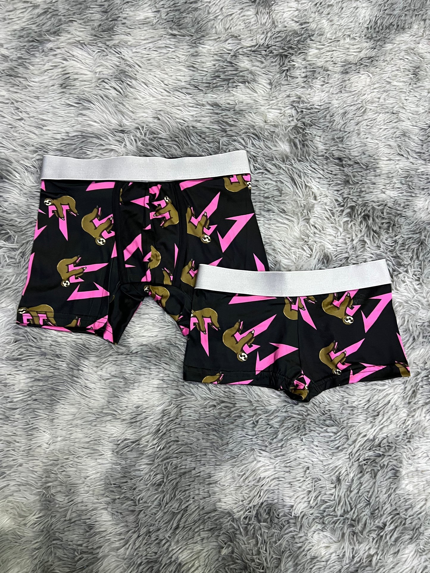 CT black pink couples matching underwear boxer and boxer MIXED SIZES