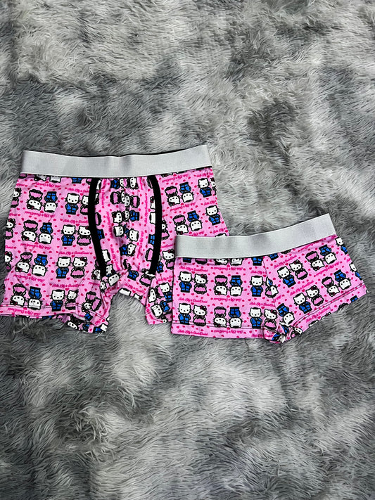 Hello kitty and her boyfriend Daniel couples matching underwear boxer and boxer MIXED SIZES