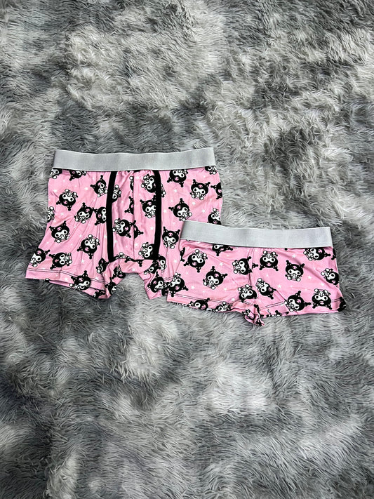 Kuromi baby couples matching underwear boxer and boxer MIXED SIZES