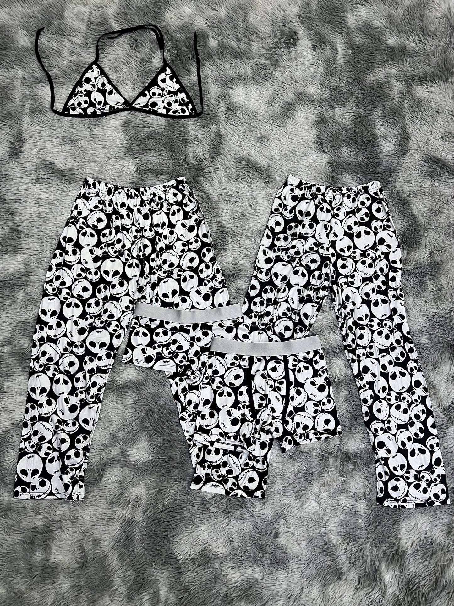 Jack face 5 pz pajama halloween