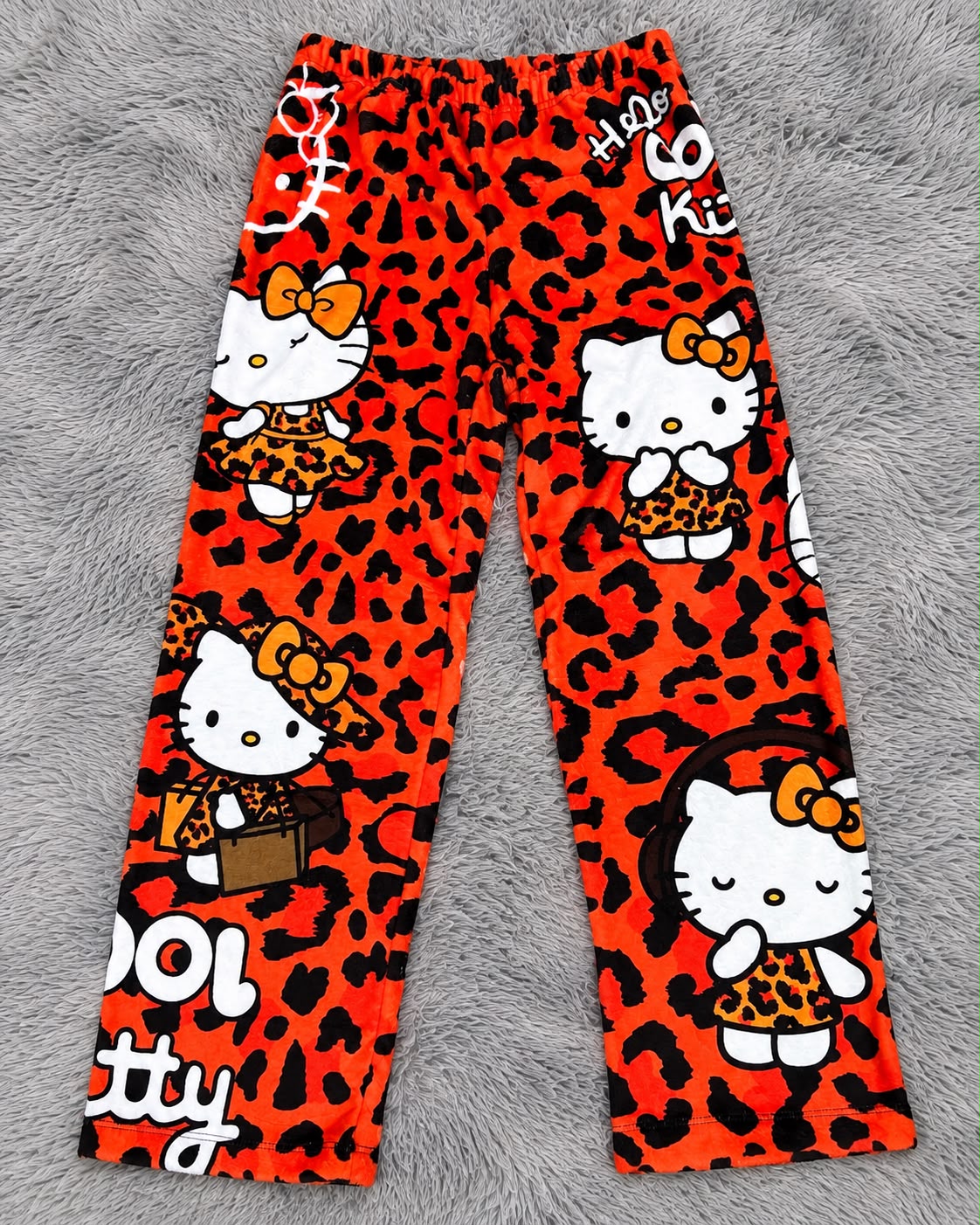 Kitty Animal Print Pajama Pants