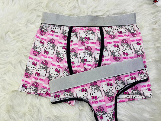 Kitty diamont matching couples underwear - Fundies