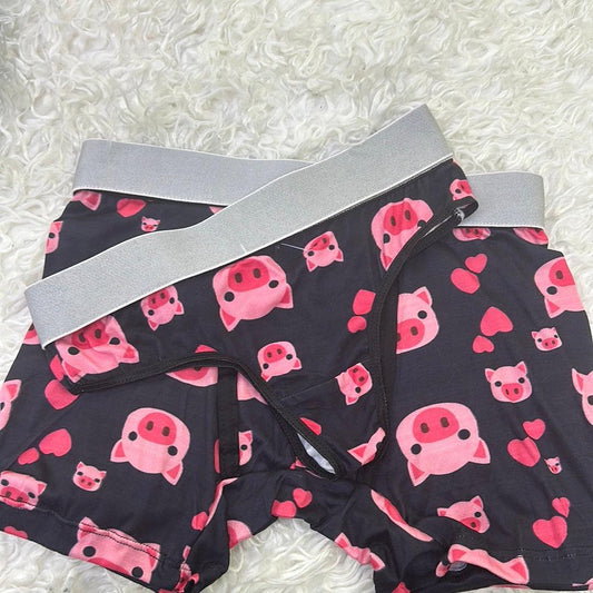 Pig matching couples underwear set - Fundies