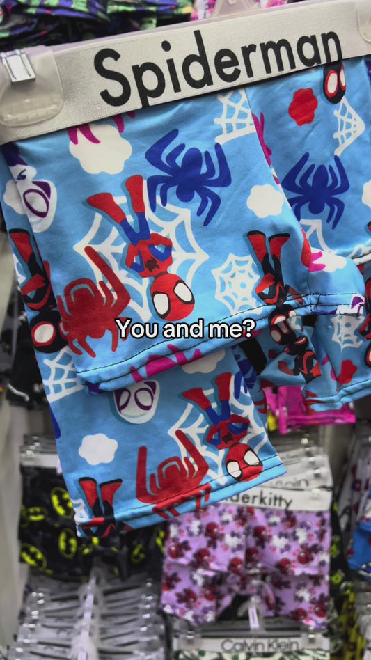 Spider and Gwen couples matching underwear